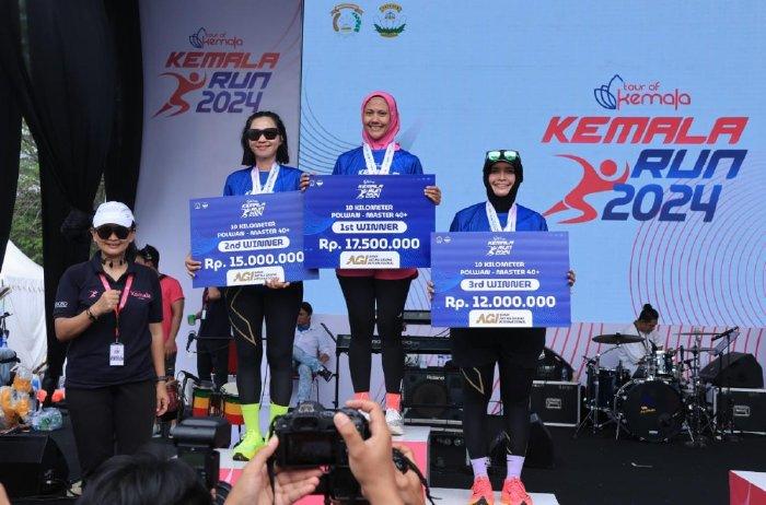 Harumkan Polda Aceh dalam Kemala Run 2024, Kapolsek Baitussalam Juara III Lomba Lari 10K