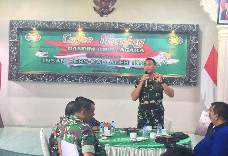 Dandim 0108 Agara Ajak Insan Pers Bersinergi Membangun Negeri Menuju Indonesia Emas
