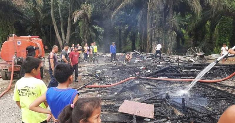 Tiga Rumah Berkonstruksi Kayu Ludes Terbakar di Agara