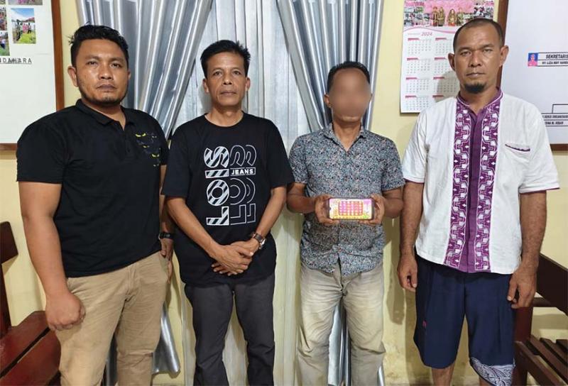 Polsek Lawe Bulan Agara Tangkap 2 Pelaku Judol