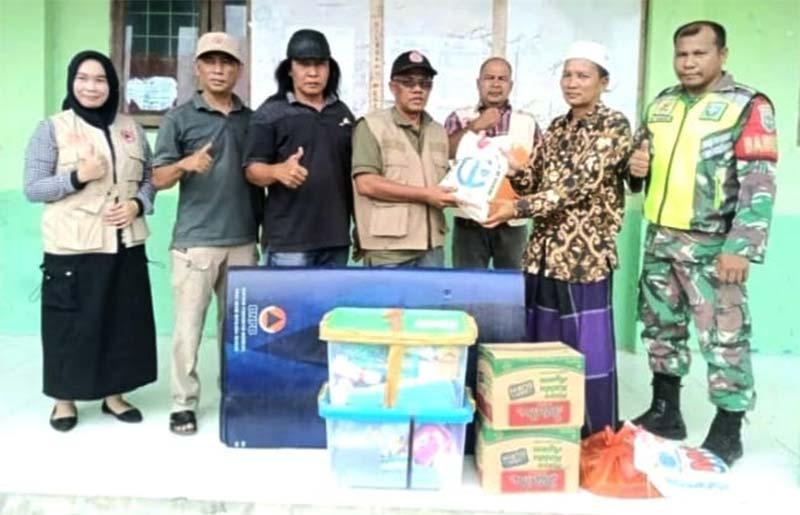 Terdampak Kebakaran, BPBD Salurkan Bantuan Masa Panik ke Pondok Pesantren Darusssalam