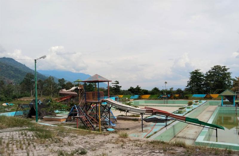 Wisata Buatan di Agara Terkesan Tak Berurus, Aktivitas Pengunjung Sepi