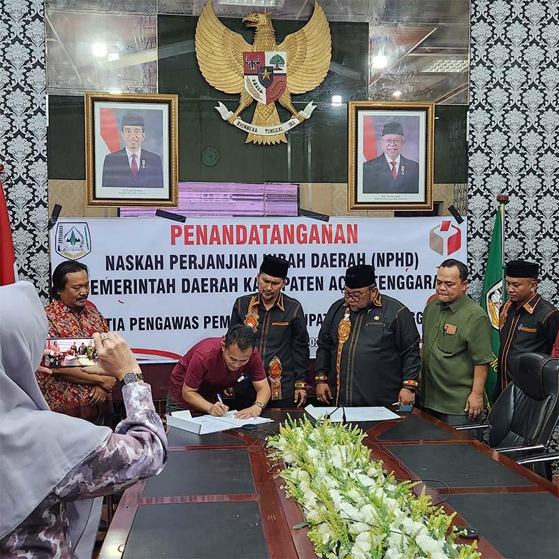 Panwaslih Agara Terima Dana Hibah Pengawas Pilkada Rp8,7 Miliar