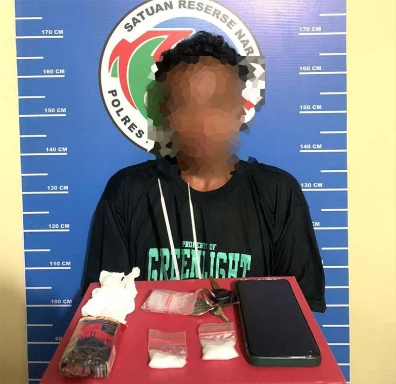 Polisi Ringkus Seorang Pria Terlibat Sabu di  Lipat Kajang
