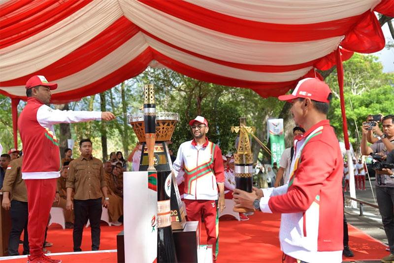 Kirab Api PON Resmi Dimulai di Sabang, Bakal Lintasi 23 Kabupaten/Kota Se-Aceh