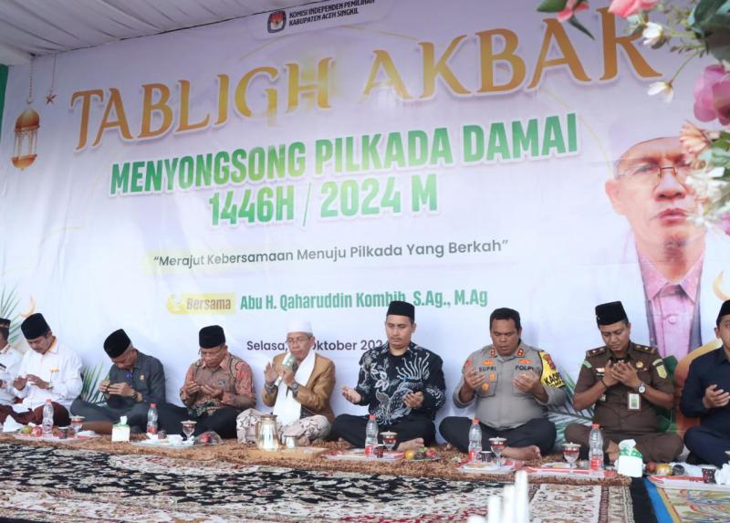 Tablig Akbar di Meriam Sipoli, KIP Aceh Singkil Minta Kampanye Yang Beretika