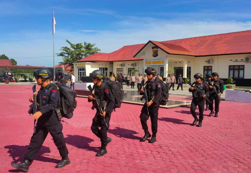 Perketat Pengamanan Pilkada, 30 Personel Brimob Disiagakan di Subulussalam