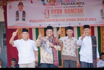 Oyon-Hamzah Dapat Dukungan Penuh di Tanah Kelahiran Nenek Moyang
