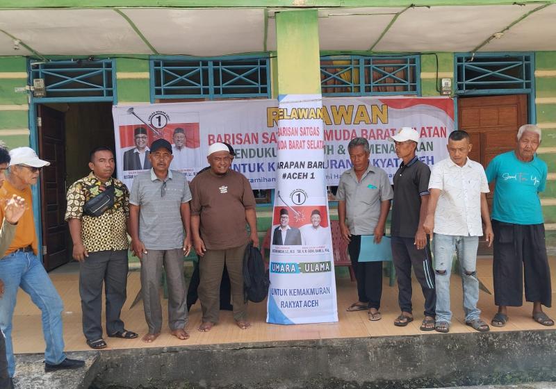 Relawan Barisan Satgas Pemuda Barsela Aceh Singkil Resmi Dikukuhkan