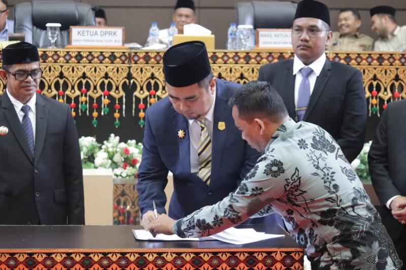 Denny Febrian Roza Kembali Didapuk jadi Ketua DPRK Agara