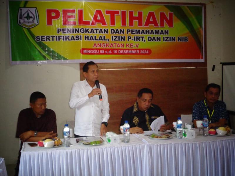 Pelaku UMKM di Agara Ikut Pelatihan Peningkatan dan Pemahaman Sertifikasi Halal