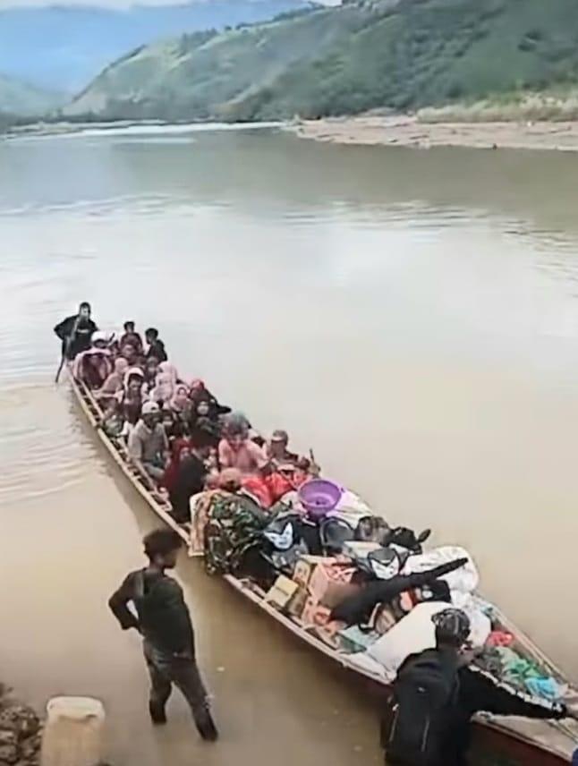 Bawa Penumpang 20 Orang, Perahu Kayu Mesin (Robin) Terbalik di Sungai Alas Agara: 2 Tewas, 6 Hilang