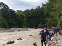 Debit Air Sungai Alas Meningkat, Cabor Arung Jeram PON Ditunda Sementara