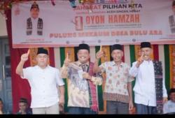Oyon-Hamzah Dapat Dukungan Penuh di Tanah Kelahiran Nenek Moyang